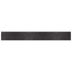 Tappeto Rettangolare Marrone Scuro 60x500 cm in Bambù