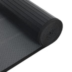 Tappeto Rettangolare Nero 60x1000 cm in Bambù