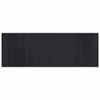 Tappeto Rettangolare Nero 70x200 cm in Bambù