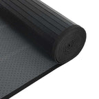 Tappeto Rettangolare Nero 70x200 cm in Bambù