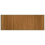 Tappeto Rettangolare Marrone 70x200 cm in Bambù