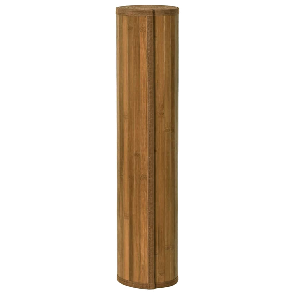 Tappeto Rettangolare Marrone 70x200 cm in Bambù