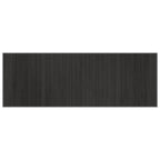 Tappeto Rettangolare Grigio 70x200 cm in Bambù