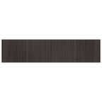 Tappeto Rettangolare Marrone Scuro 70x300 cm in Bambù
