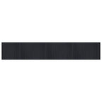 Tappeto Rettangolare Nero 70x400 cm in Bambù