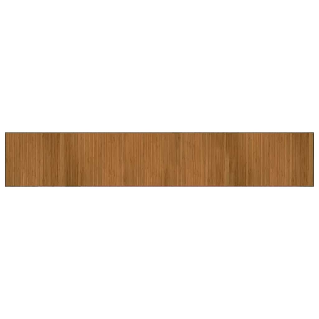 Tappeto Rettangolare Marrone 70x400 cm in Bambù