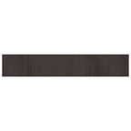 Tappeto Rettangolare Marrone Scuro 70x400 cm in Bambù
