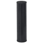 Tappeto Rettangolare Nero 70x500 cm in Bambù