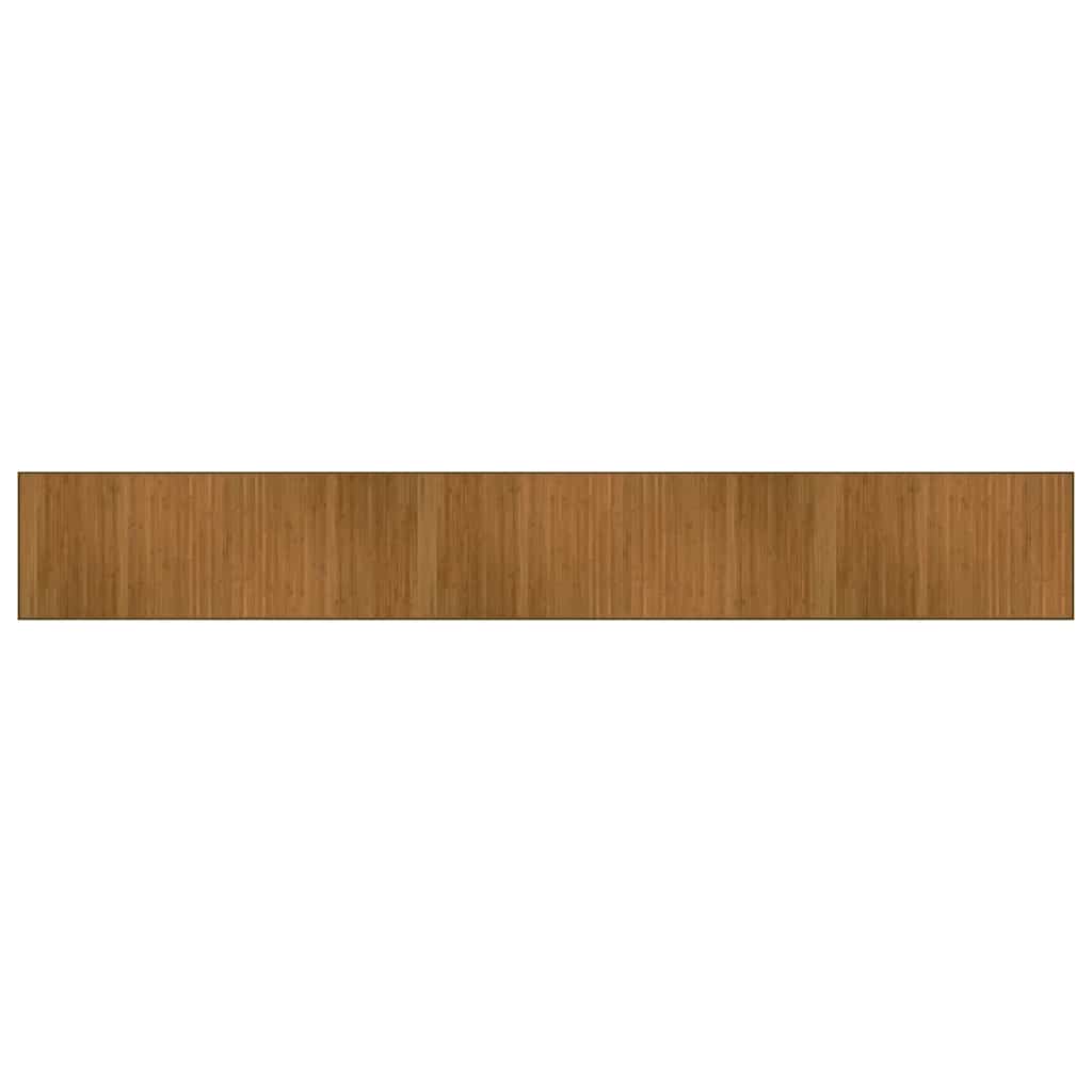 Tappeto Rettangolare Marrone 70x500 cm in Bambù
