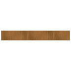 Tappeto Rettangolare Marrone 70x500 cm in Bambù