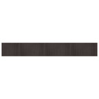 Tappeto Rettangolare Marrone Scuro 70x500 cm in Bambù