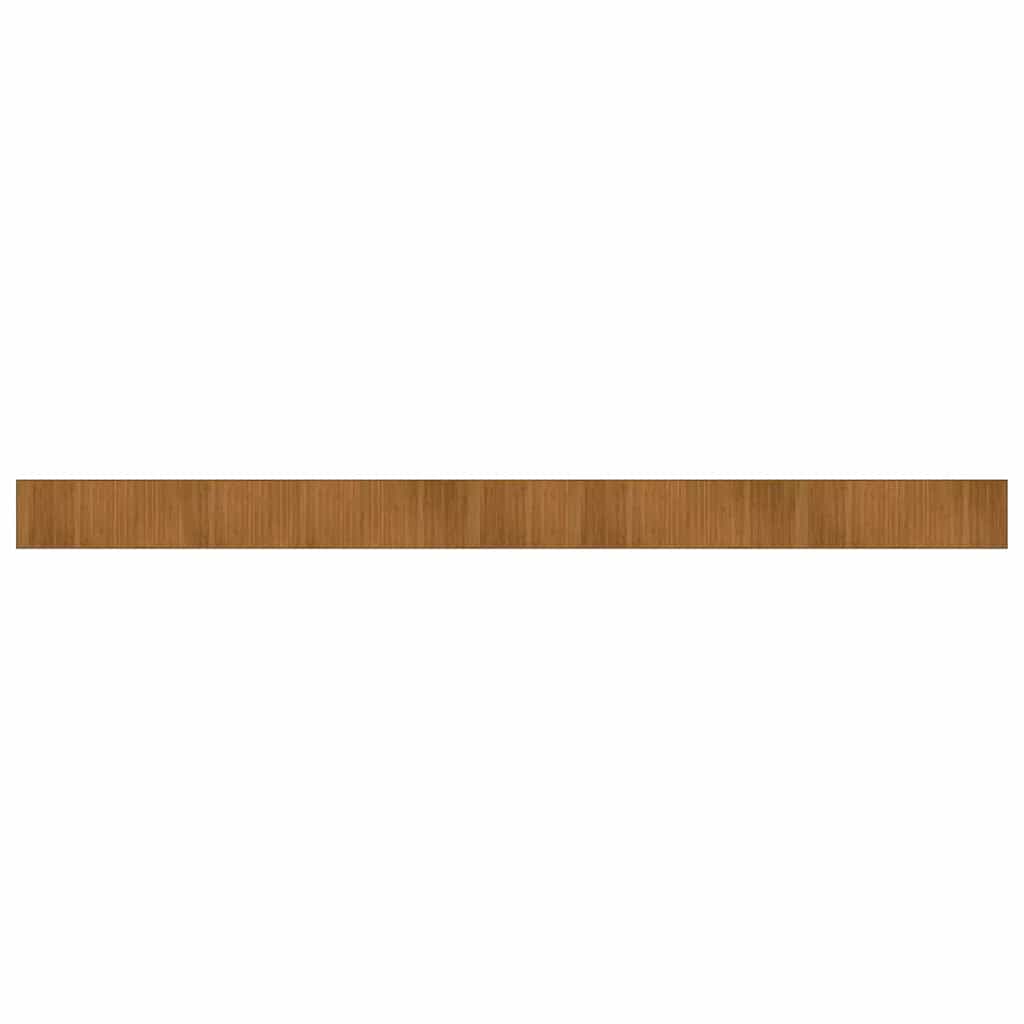 Tappeto Rettangolare Marrone 70x1000 cm in Bambù