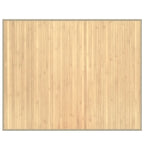 Tappeto Rettangolare Natura Chiaro 80x100 cm in Bambù