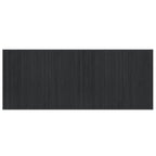 Tappeto Rettangolare Grigio 80x200 cm in Bambù