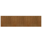 Tappeto Rettangolare Marrone 80x300 cm in Bambù