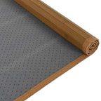 Tappeto Rettangolare Marrone 80x300 cm in Bambù