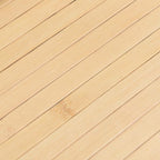 Tappeto Rettangolare Natura Chiaro 80x300 cm in Bambù