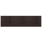 Tappeto Rettangolare Marrone Scuro 80x300 cm in Bambù