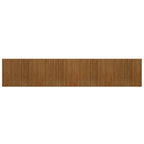 Tappeto Rettangolare Marrone 80x400 cm in Bambù