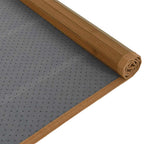 Tappeto Rettangolare Marrone 80x400 cm in Bambù