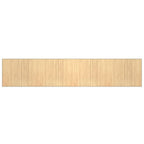 Tappeto Rettangolare Natura Chiaro 80x400 cm in Bambù