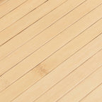 Tappeto Rettangolare Natura Chiaro 80x400 cm in Bambù
