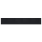 Tappeto Rettangolare Nero 80x500 cm in Bambù