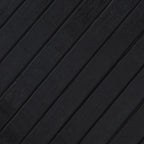Tappeto Rettangolare Nero 80x500 cm in Bambù