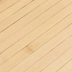 Tappeto Rettangolare Naturale Chiaro 80x1000 cm in Bambù