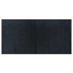 Tappeto Rettangolare Grigio 100x200 cm in Bambù