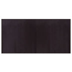 Tappeto Rettangolare Marrone Scuro 100x200 cm in Bambù