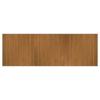 Tappeto Rettangolare Marrone 100x300 cm in Bambù
