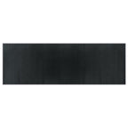 Tappeto Rettangolare Grigio 100x300 cm in Bambù