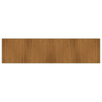 Tappeto Rettangolare Marrone 100x400 cm in Bambù
