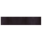 Tappeto Rettangolare Marrone Scuro 100x1000 cm in Bambù