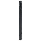 Tappeto Rotondo Nero 60 cm in Bambù