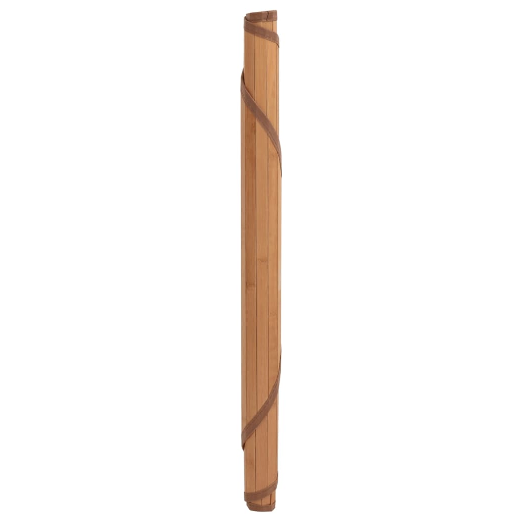Tappeto Rotondo Naturale 60 cm in Bambù