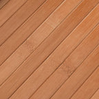 Tappeto Rotondo Naturale 60 cm in Bambù