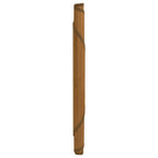 Tappeto Rotondo Marrone 60 cm in Bambù