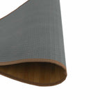 Tappeto Rotondo Marrone 60 cm in Bambù
