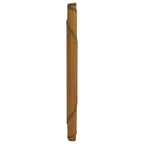Tappeto Rotondo Marrone 80 cm in Bambù