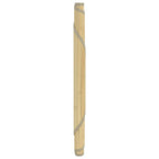 Tappeto Rotondo Naturale Chiaro 80 cm in Bambù