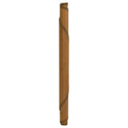 Tappeto Rotondo Marrone 100 cm in Bambù