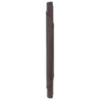 Tappeto Rotondo Marrone Scuro 100 cm in Bambù