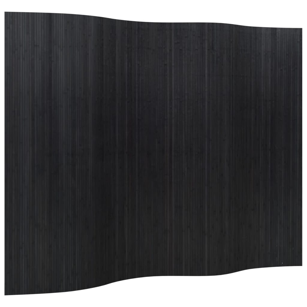 Divisorio Ambienti Nero Larghezza 250 cm Altezza 165 cm in Bambù