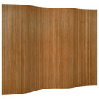 Divisorio Ambienti Marrone Larghezza 250 cm Altezza 165 cm in Bambù