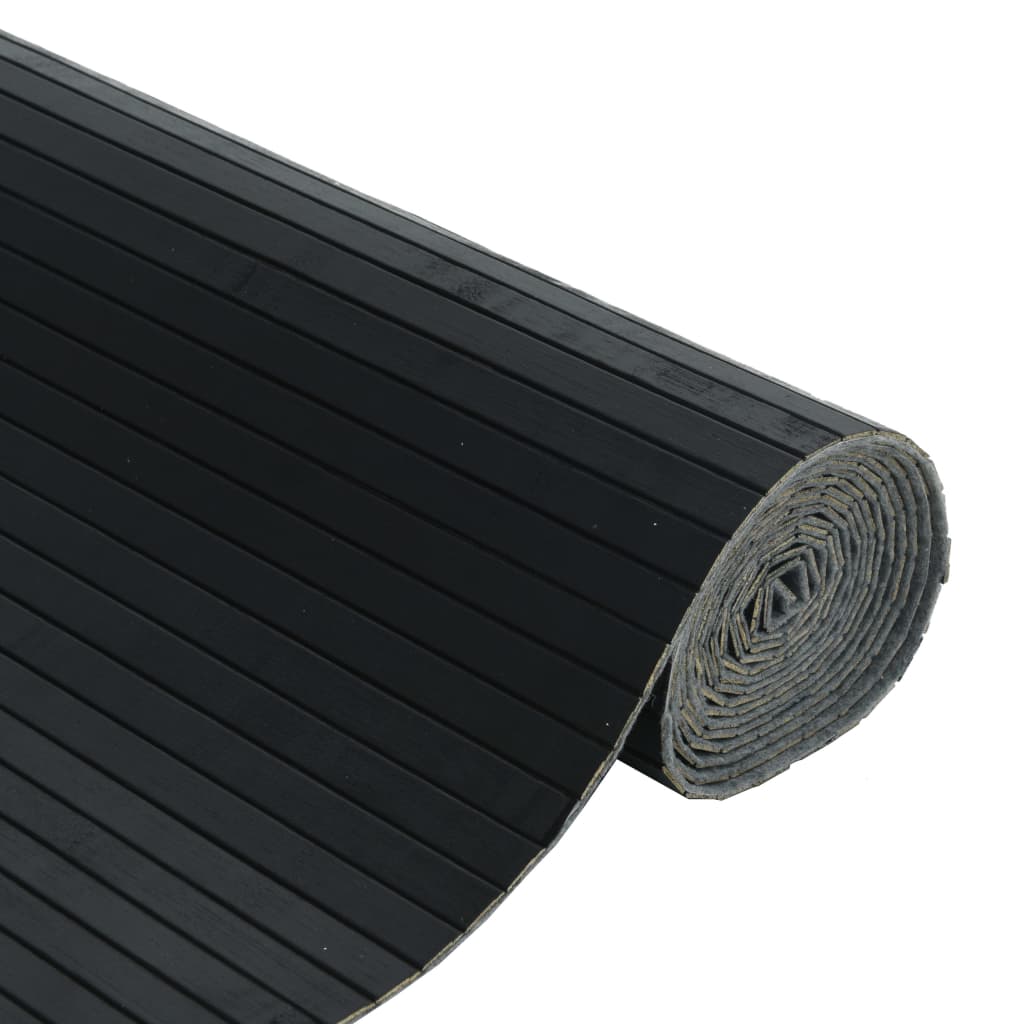 Divisorio Ambienti Nero Larghezza 400 cm Altezza 165 cm in Bambù