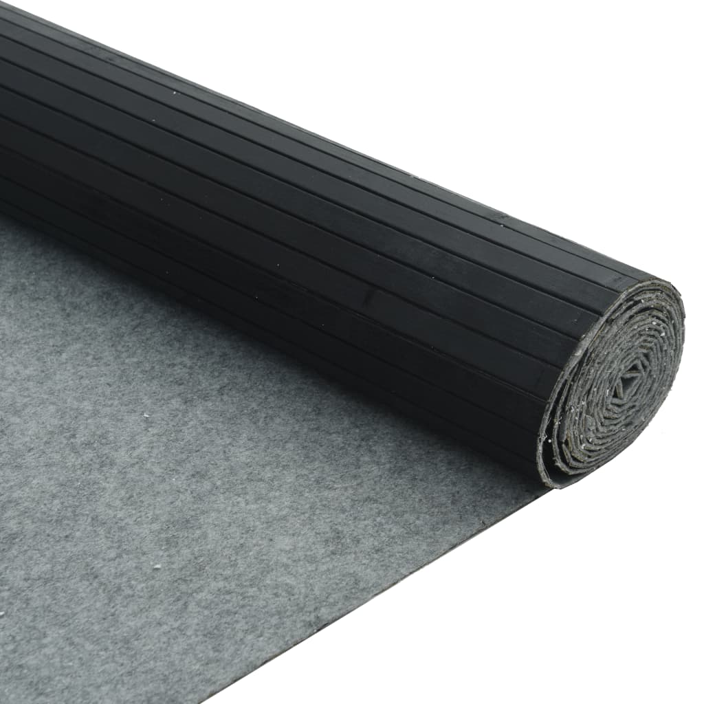 Divisorio Ambienti Nero Larghezza 400 cm Altezza 165 cm in Bambù