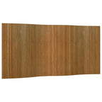 Divisorio Ambienti Marrone Larghezza 400 cm Altezza 165 cm in Bambù