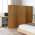 Divisorio Ambienti Marrone Larghezza 400 cm Altezza 165 cm in Bambù